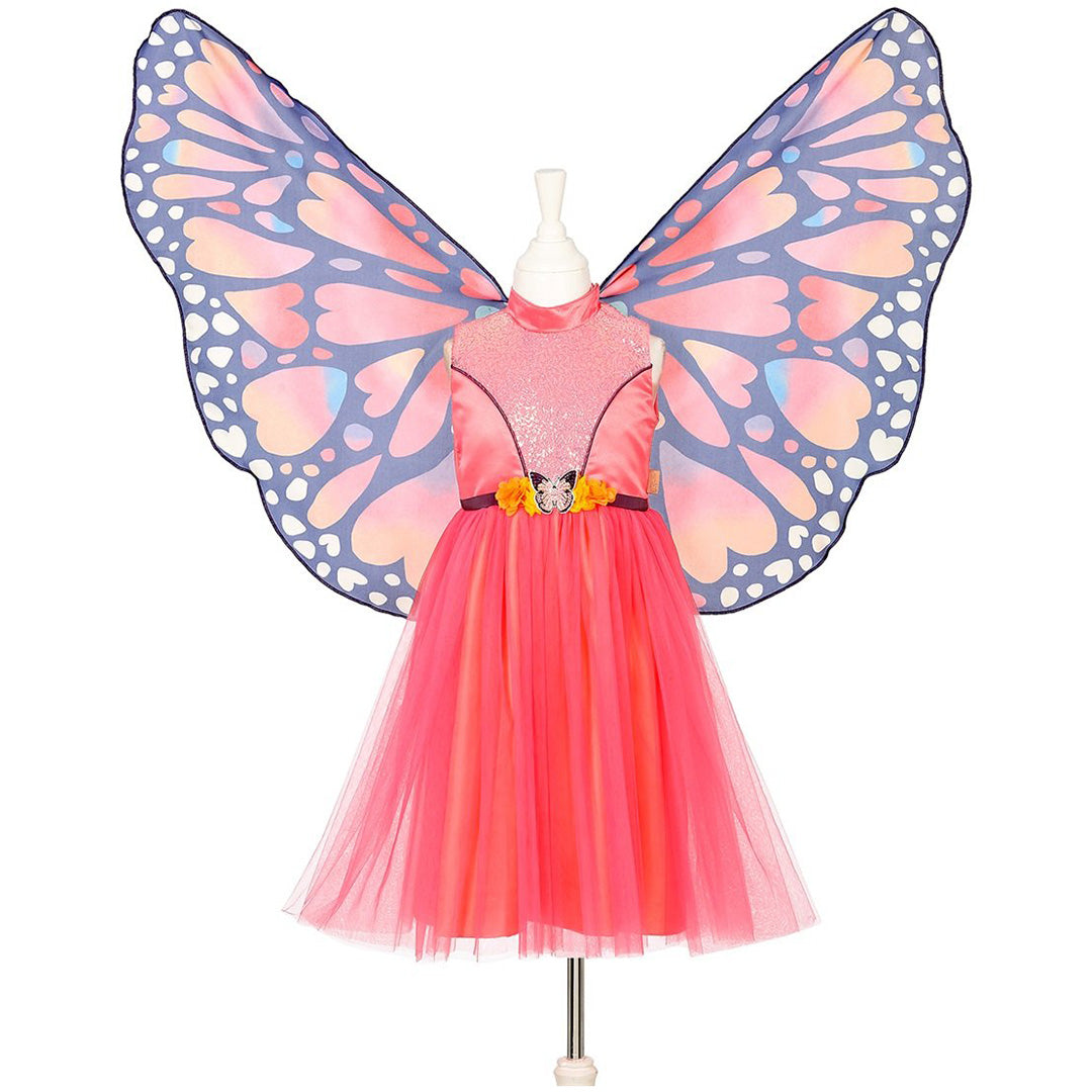 souza for kids verkleedjurk met vleugels papillon - 5-7 jaar | SOUZ101144 | 1