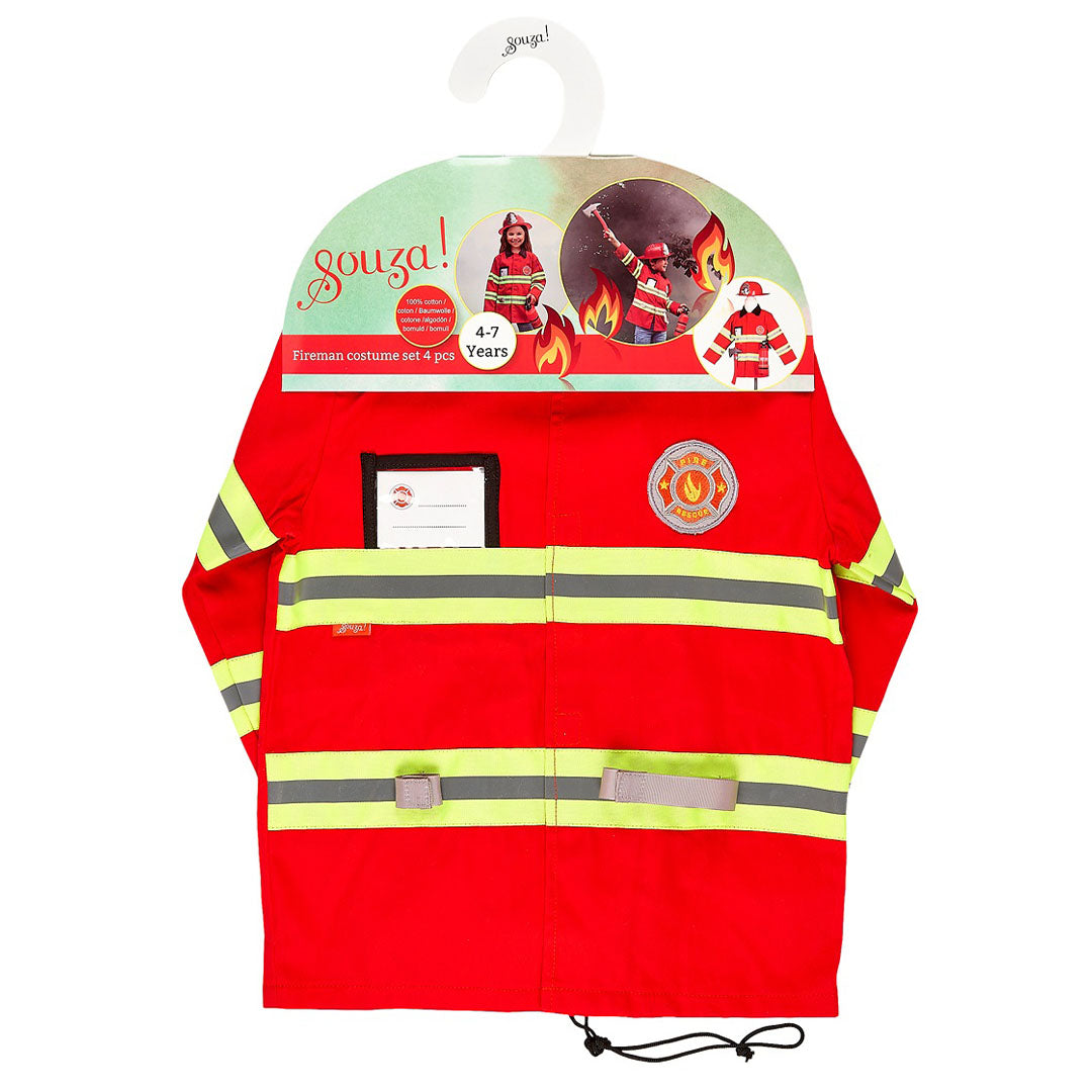 souza for kids verkleedkleding brandweer - 4-7 jaar | 100847 | 6