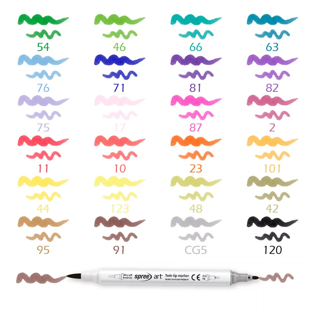 spree alcohol markers - 24st | BG58104 | 2