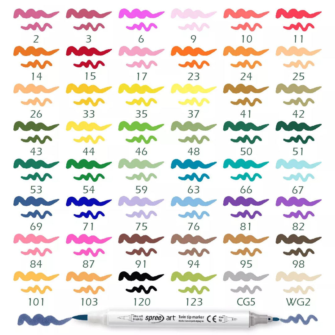 spree alcohol markers - 48st | BG58108 | 1