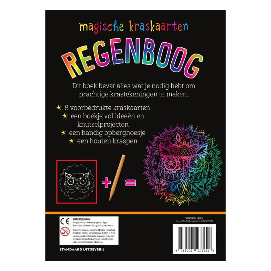 standaard uitgeverij kraskaarten regenboog | 1527361 | 2