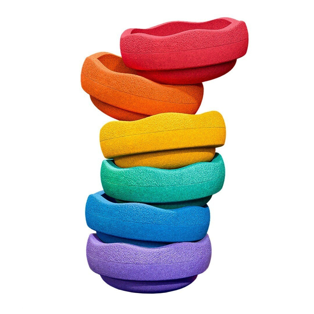 stapelstein original MINI rainbow classic -  6st  | 160300 | 0
