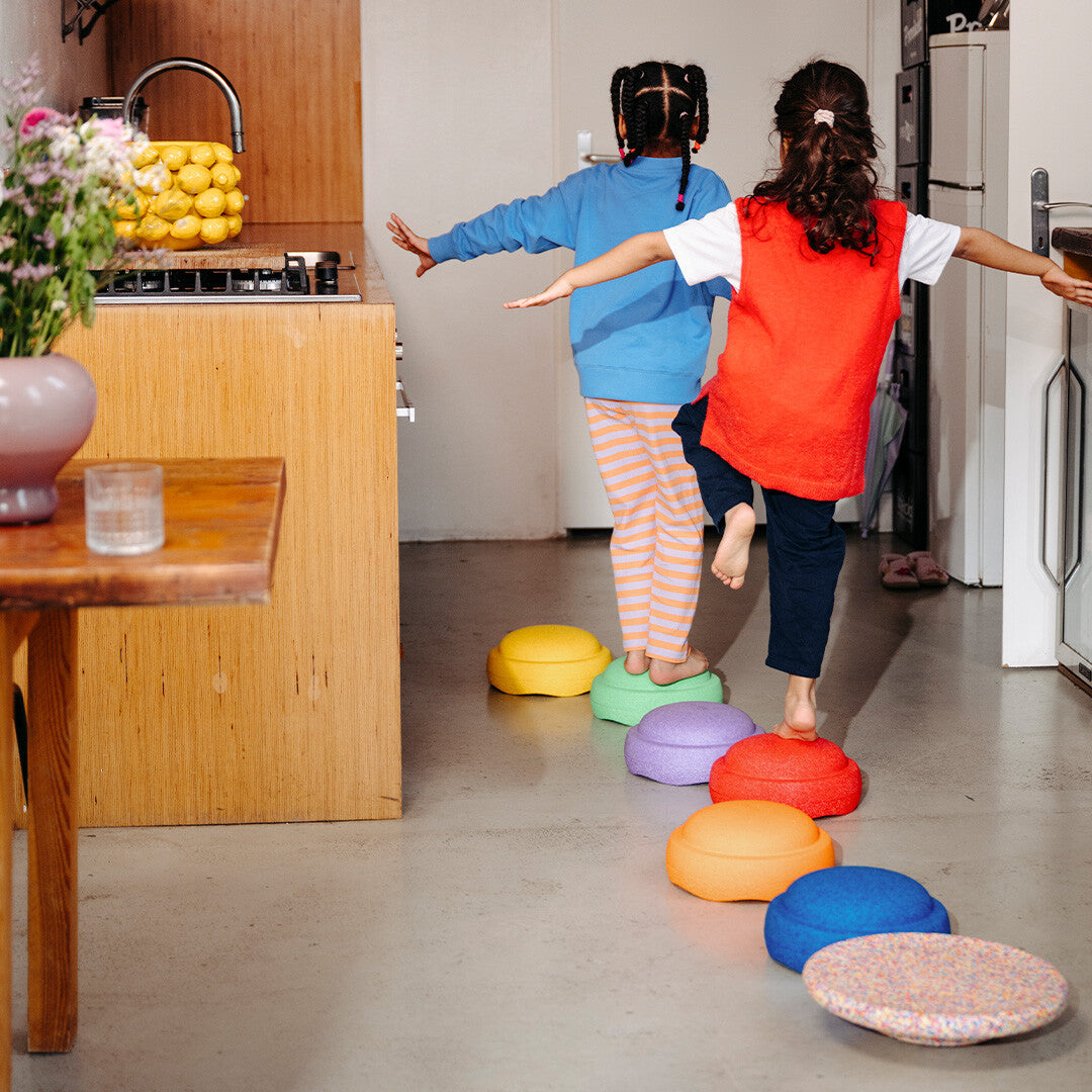 stapelstein rainbow met super confetti balance board - classic | 201601 | 3