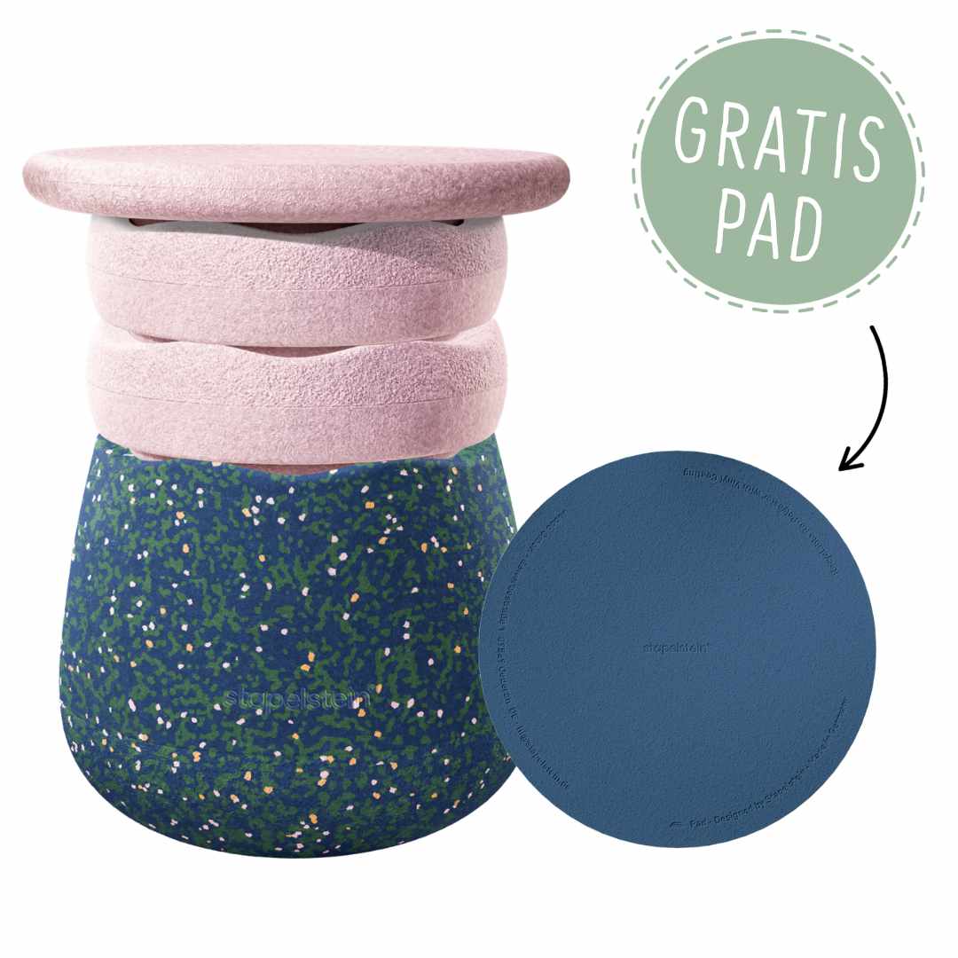 stapelstein dynamic - pond + gratis matje | 260140 | 1