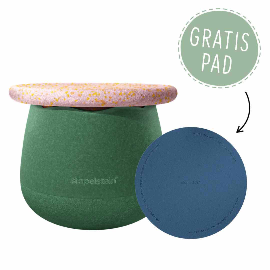 stapelstein dynamic small - water lily + gratis matje | 260240 | 0