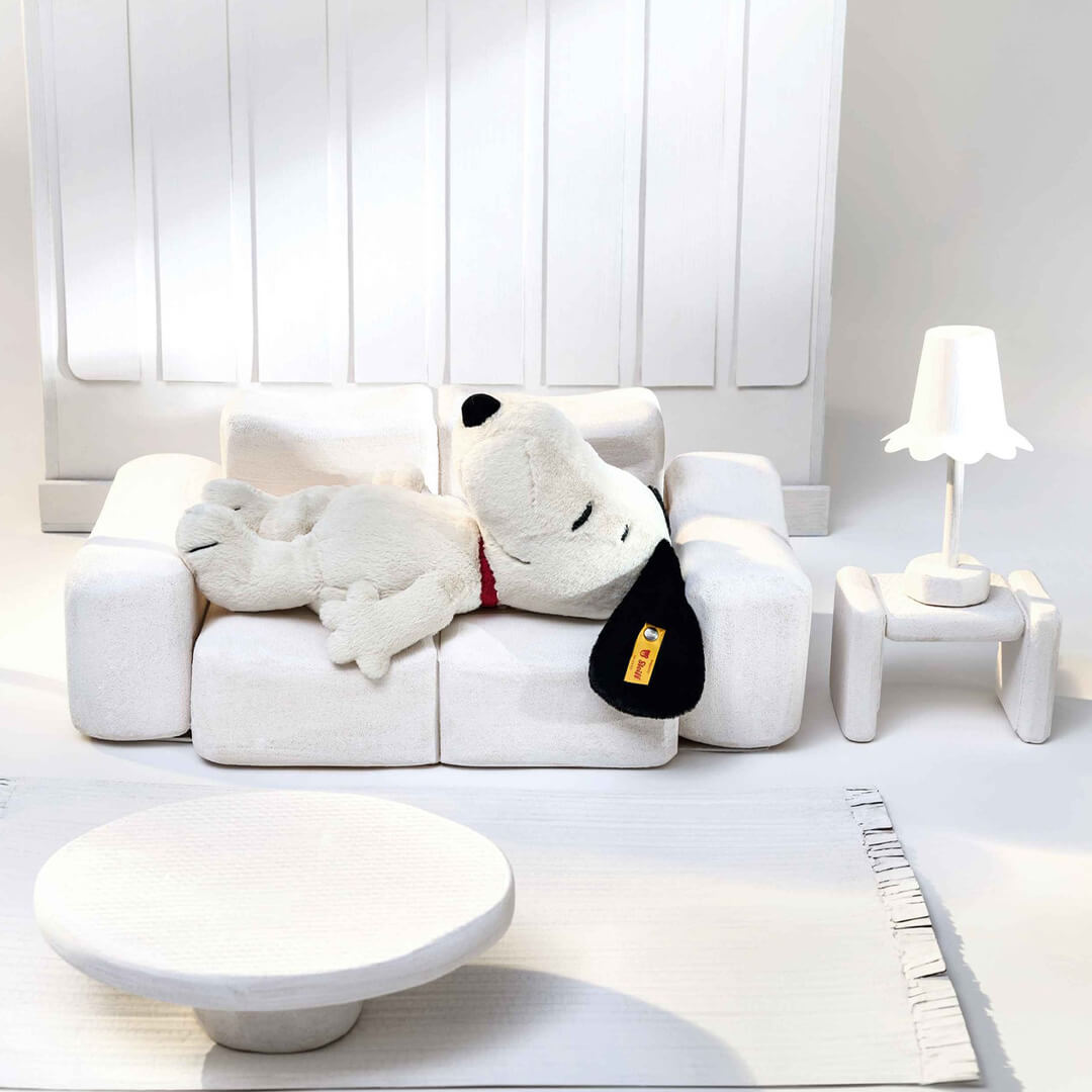 steiff knuffelhond snoopy - 30 cm | 024702 | 2
