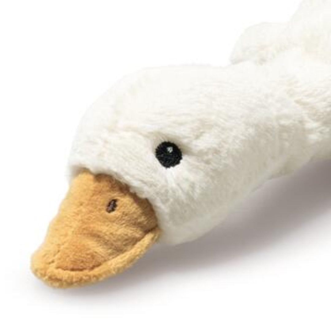 steiff knuffelgans met rammelaar gilda - wit - 21 cm | STEI242854 | 2