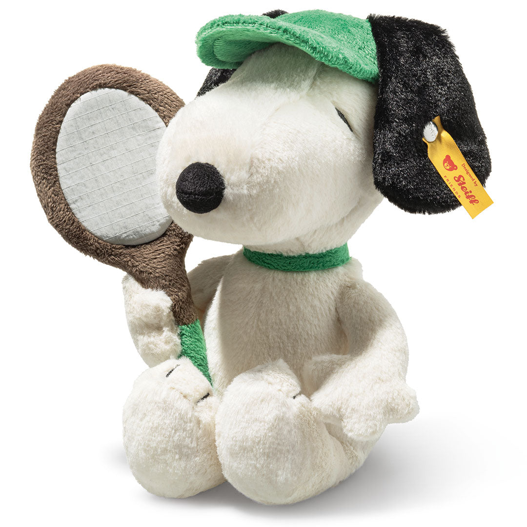 steiff knuffelhond snoopy - tennis - 22 cm | STEI024832 | 1