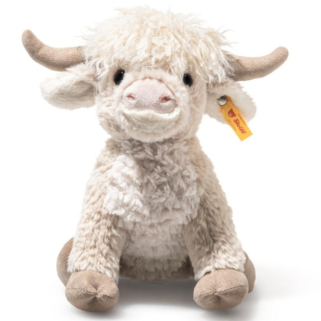 steiff knuffelkoe hooglander harper - beige - 24 cm | STEI068942 | 1