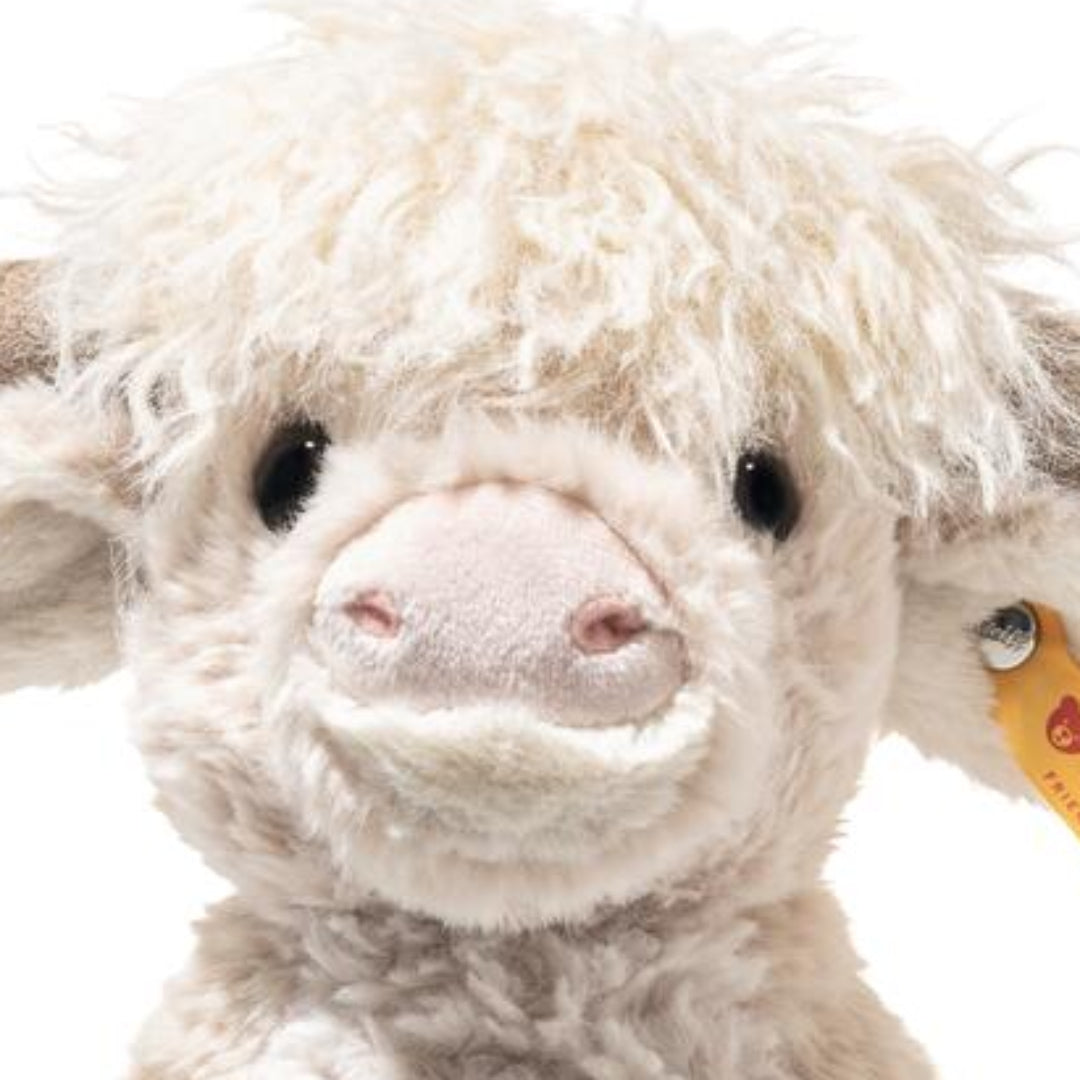 steiff knuffelkoe hooglander harper - beige - 24 cm | STEI068942 | 2