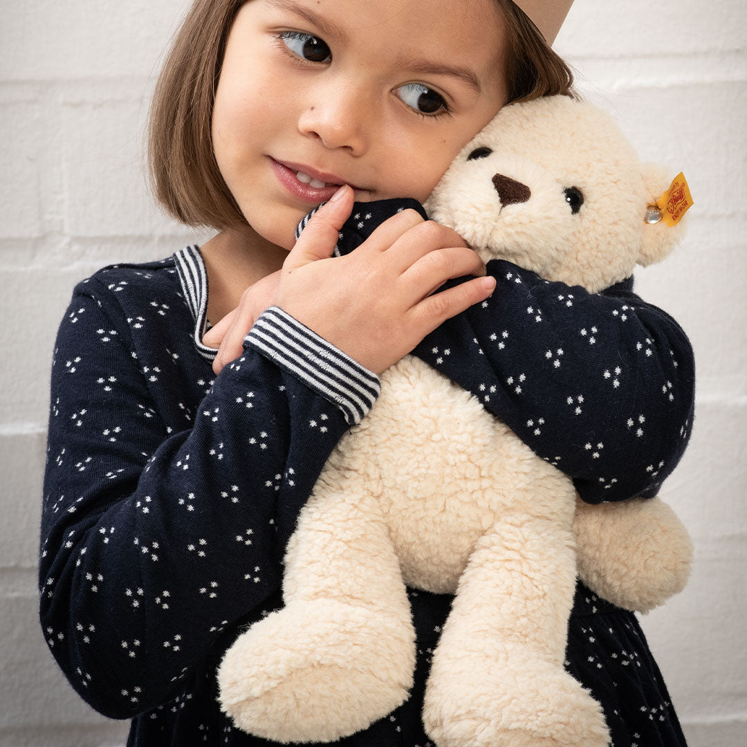 steiff knuffelbeer mila - vanille - 30 cm | 113970 | 2