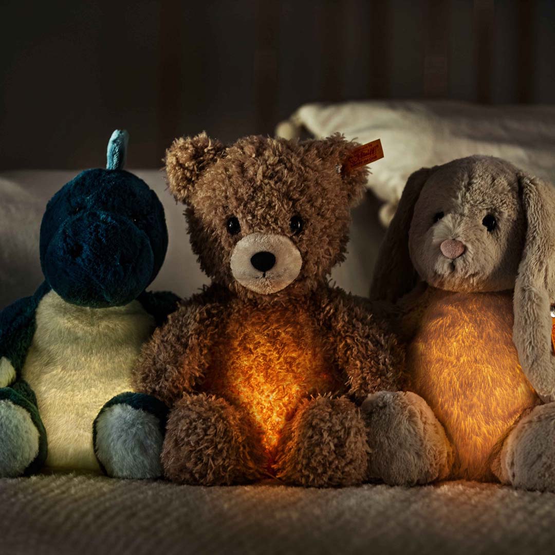 steiff knuffeldinosaurus met nachtlampje - spott - 28 cm | 067266 | 4