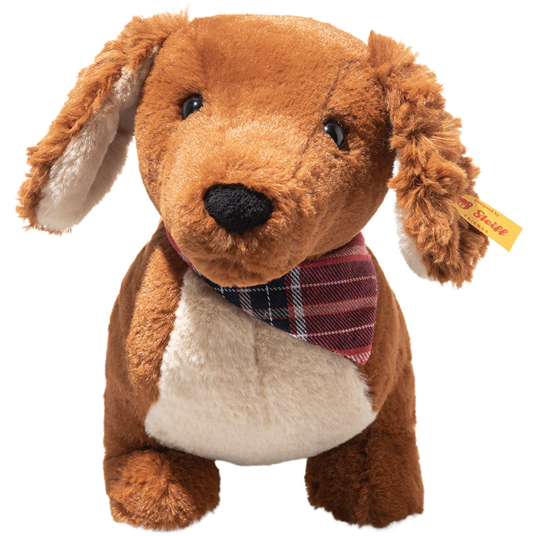 steiff knuffelhond teckel waldi - 30 cm
