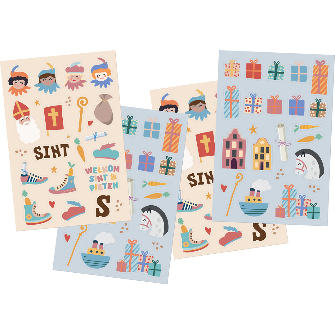 stickers sint en pieten - 49st   | 65716 | 0