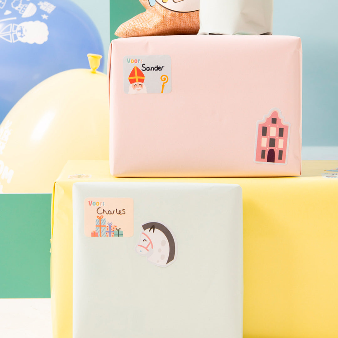 stickers sint en pieten - 49st   | 65716 | 1