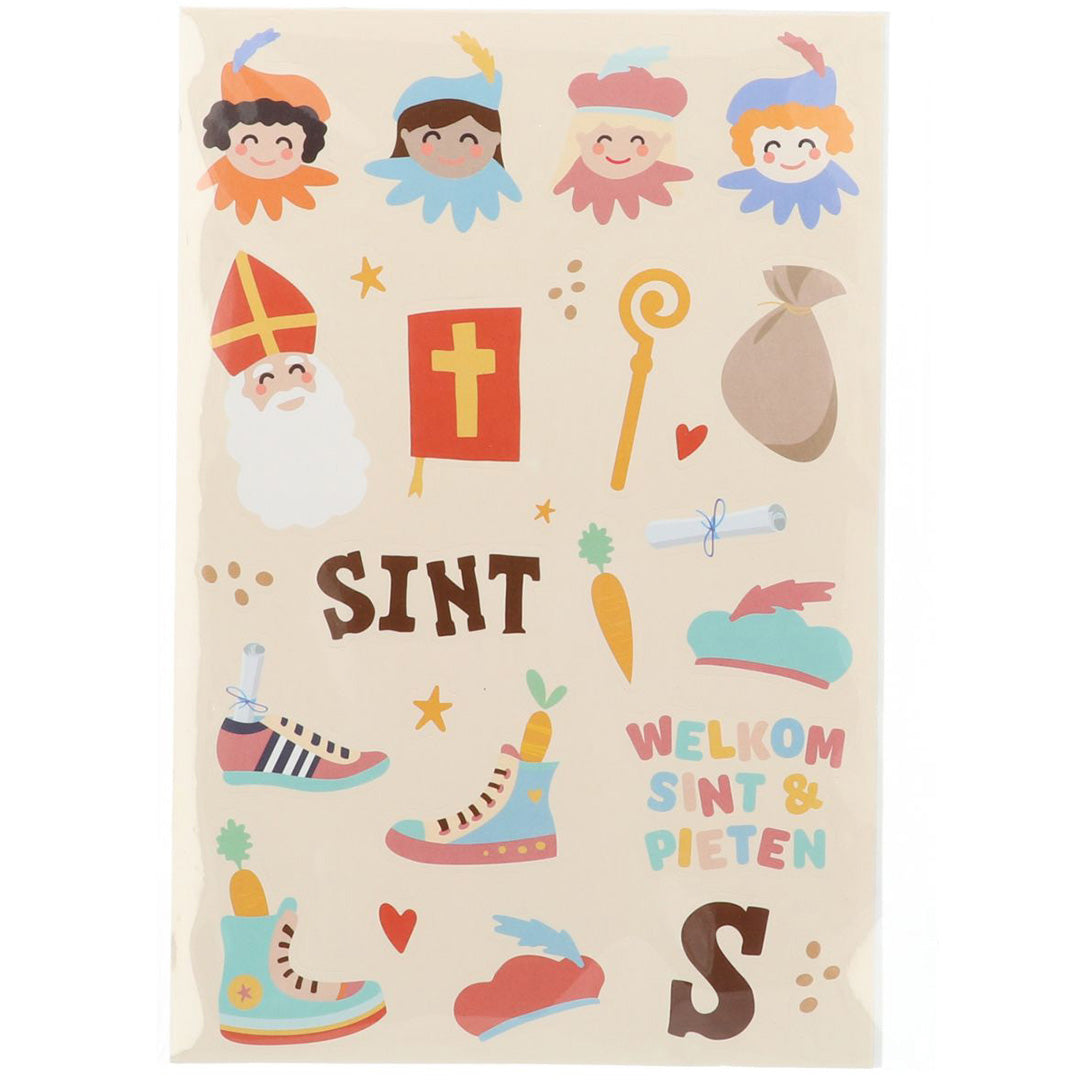stickers sint en pieten - 49st   | 65716 | 2