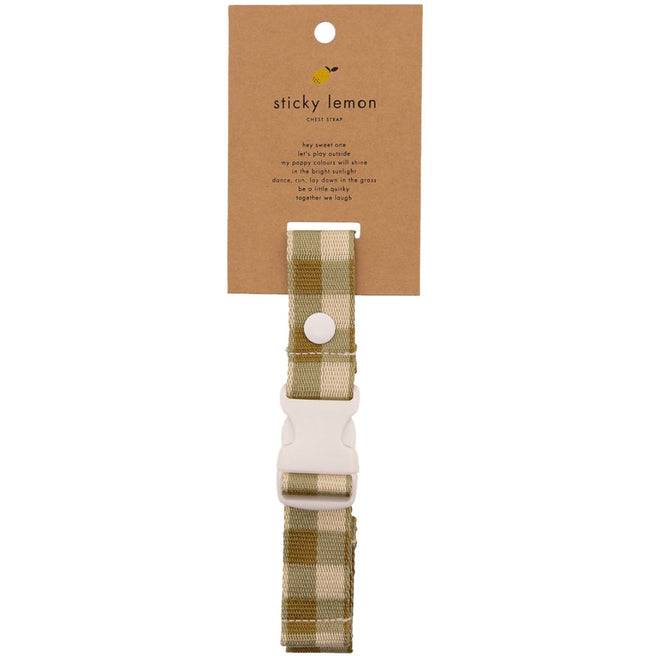 sticky lemon borstriem voor rugzak - colourblocking - gingham - apple tree | 1801927 | 0