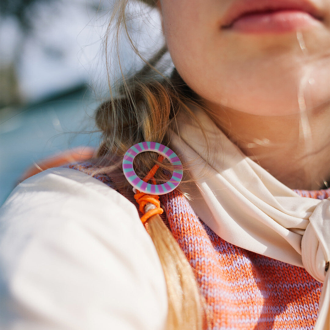 sticky lemon haarelastieken - gravel orange - 2st | 1802253 | 2