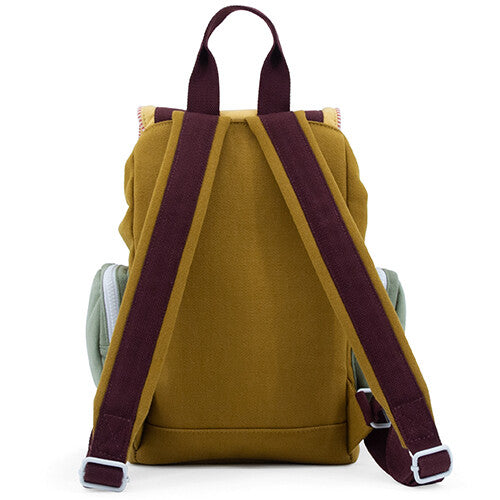 sticky lemon kinderrugzak adventure - meet me in the meadows - khaki green - small - 34 cm | 1802022 | 2
