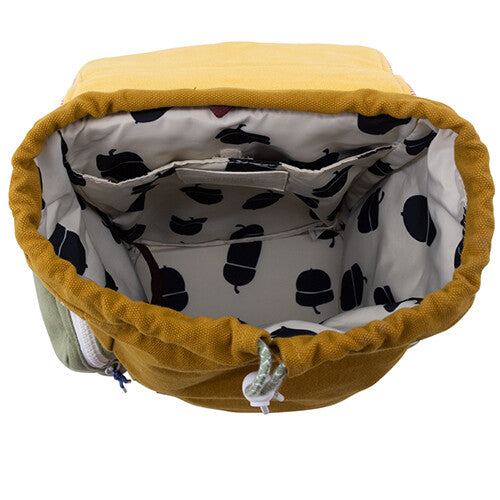 sticky lemon kinderrugzak adventure - meet me in the meadows - khaki green - small - 34 cm | 1802022 | 3