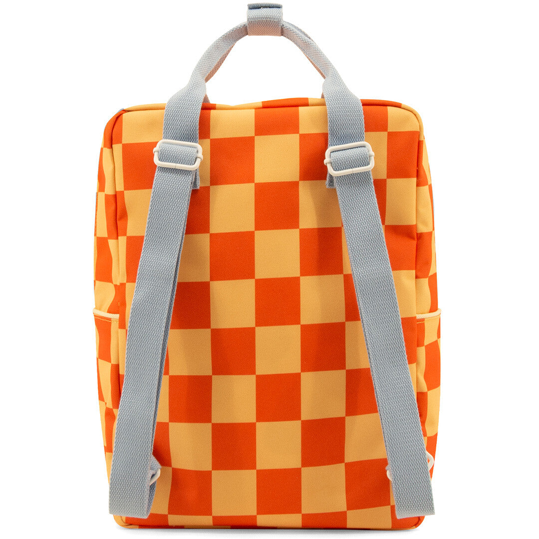 sticky lemon rugzak farmhouse - checkerboard - pear jam ladybird red - 38 cm | 1802108 | 2