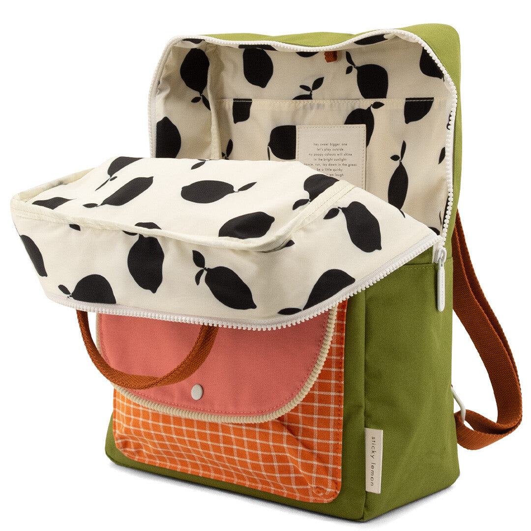 sticky lemon rugzak farmhouse - envelope - sprout green - 38 cm | 1802077 | 2