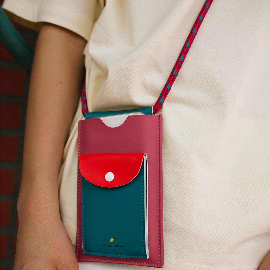 sticky lemon telefoonhoesje met koord - athletics track | 1802187 | 1
