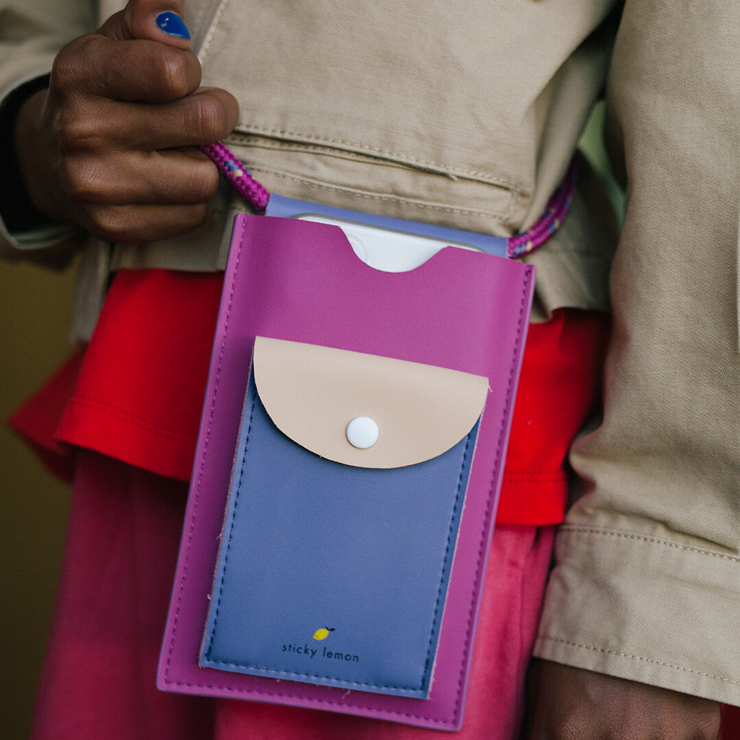 sticky lemon telefoonhoesje met koord - gymnastic pink | 1802188 | 1