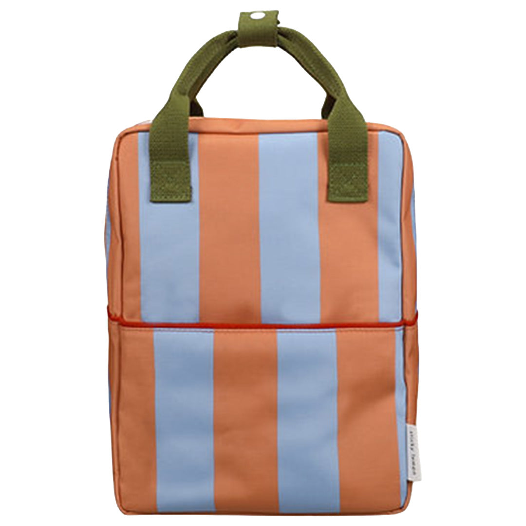 sticky lemon rugzak stripes - cloud blue twiggy beige - 32 cm | 1802379 | 1