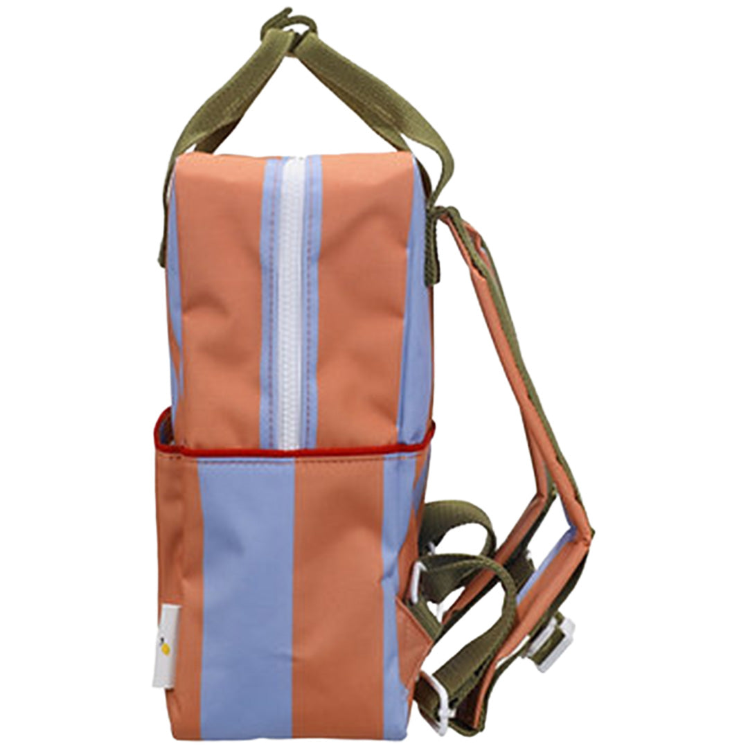 sticky lemon rugzak stripes - cloud blue twiggy beige - 32 cm | 1802379 | 5