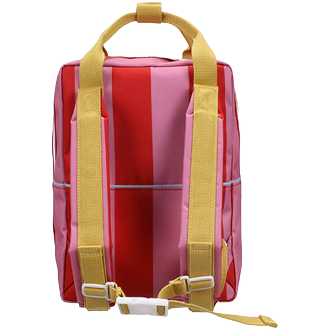 sticky lemon rugzak stripes - red apple rosebay pink - 32 cm | 1802378 | 6