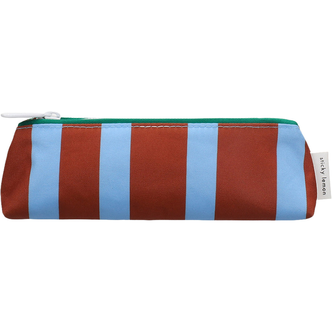 sticky lemon pennenetui stripes - sunny blue horse brown | 1802461 | 