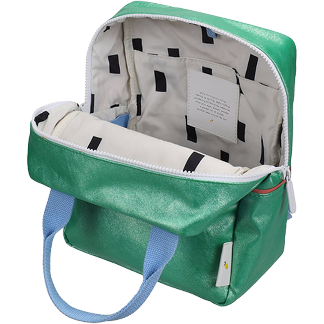 sticky lemon peuterrugzak glitter - green - 26 cm | 1802501 | 2