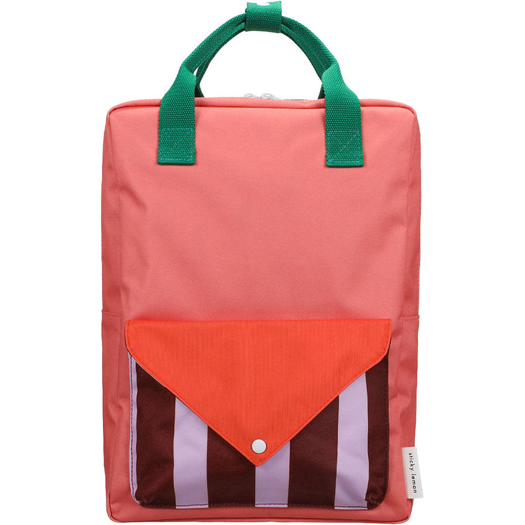 sticky lemon rugzak envelope - peachy pink - 38 cm | 1802448 | 