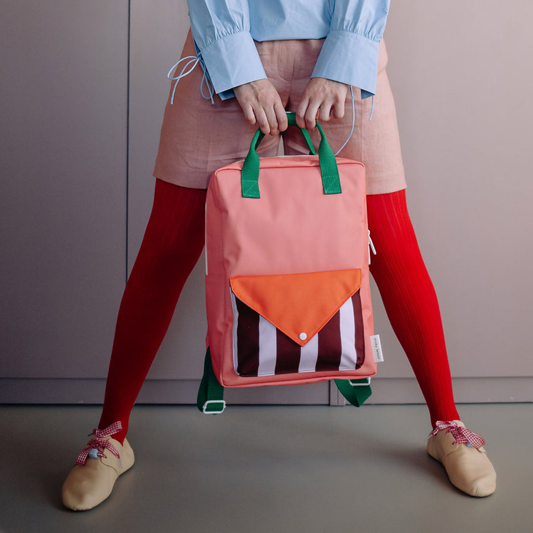 sticky lemon rugzak envelope - peachy pink - 38 cm | 1802448 | 3