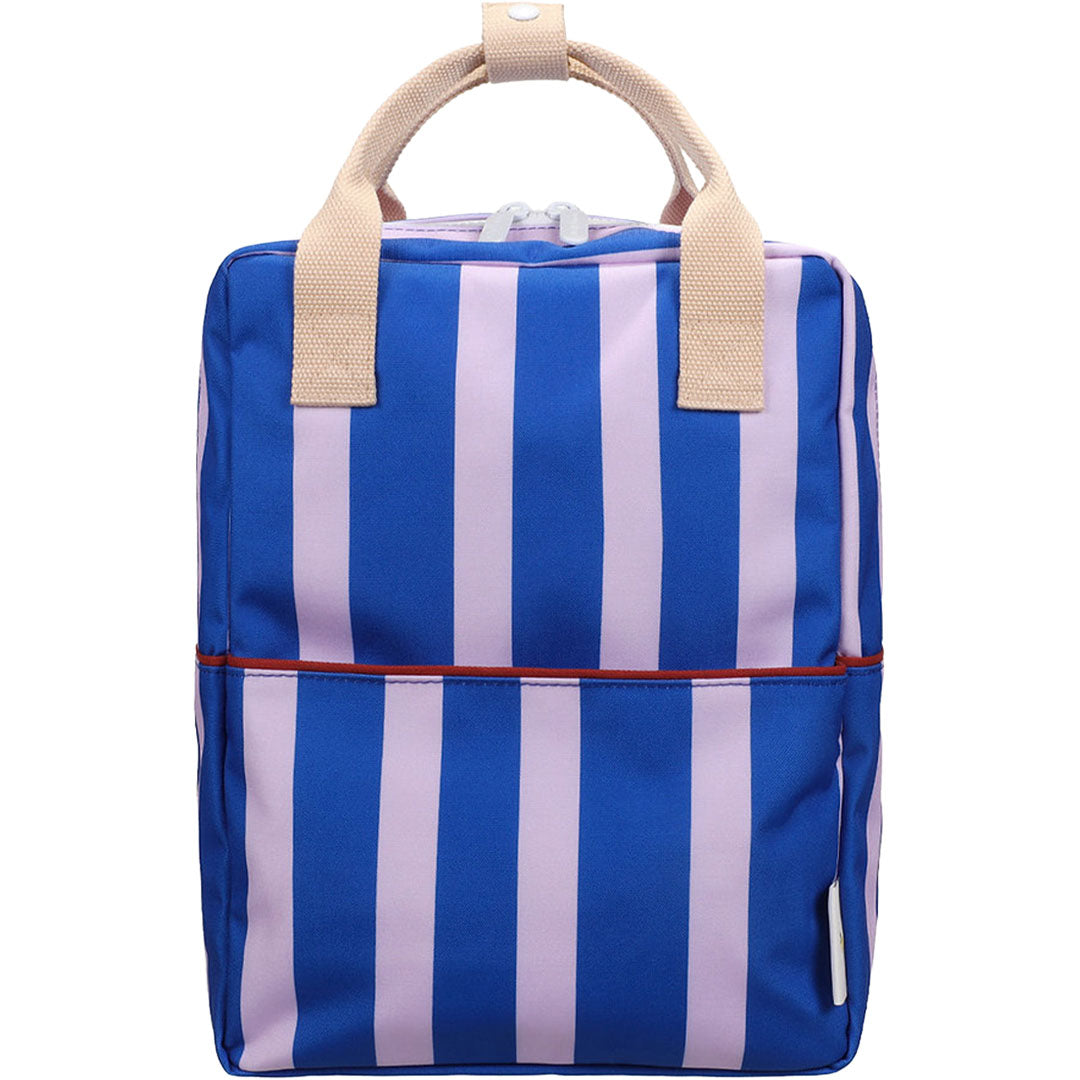 sticky lemon rugzak stripes - ink blue gustav lilac - 32 cm | 1802450 | 