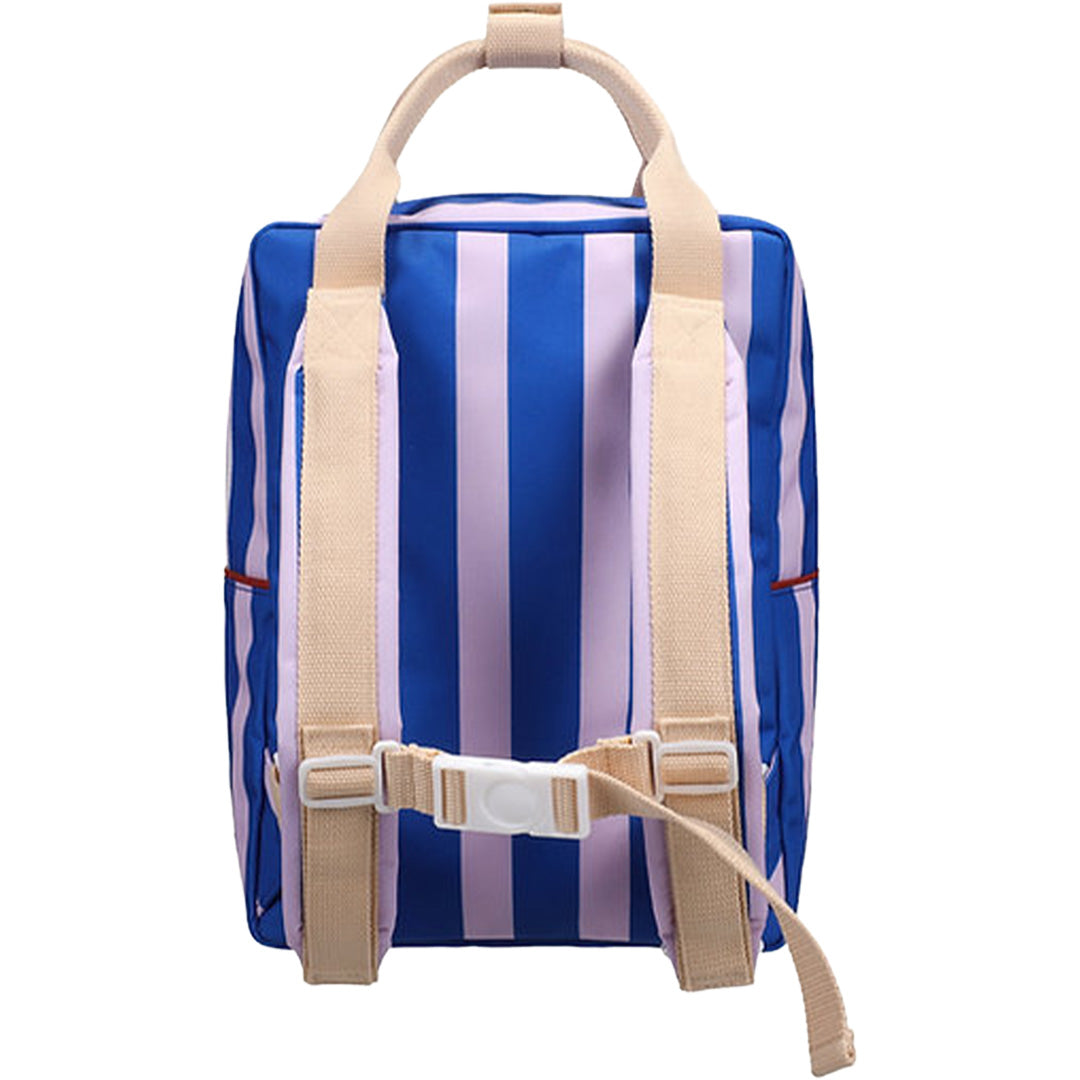 sticky lemon rugzak stripes - ink blue gustav lilac - 32 cm | 1802450 | 3