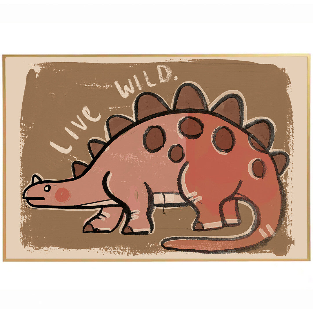 studio loco poster stegosaurus | WP437 | 0