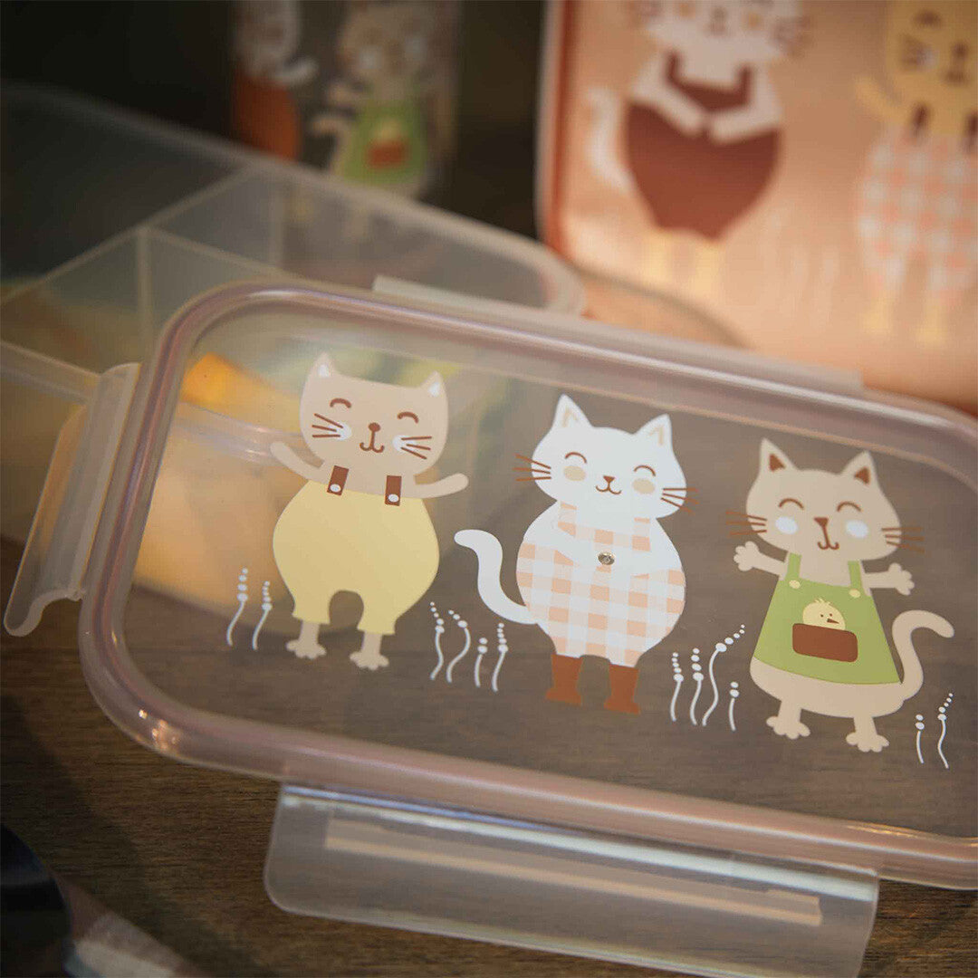 sugarbooger bento lunchbox good lunch - prairie kitty | SBA1495 | 1