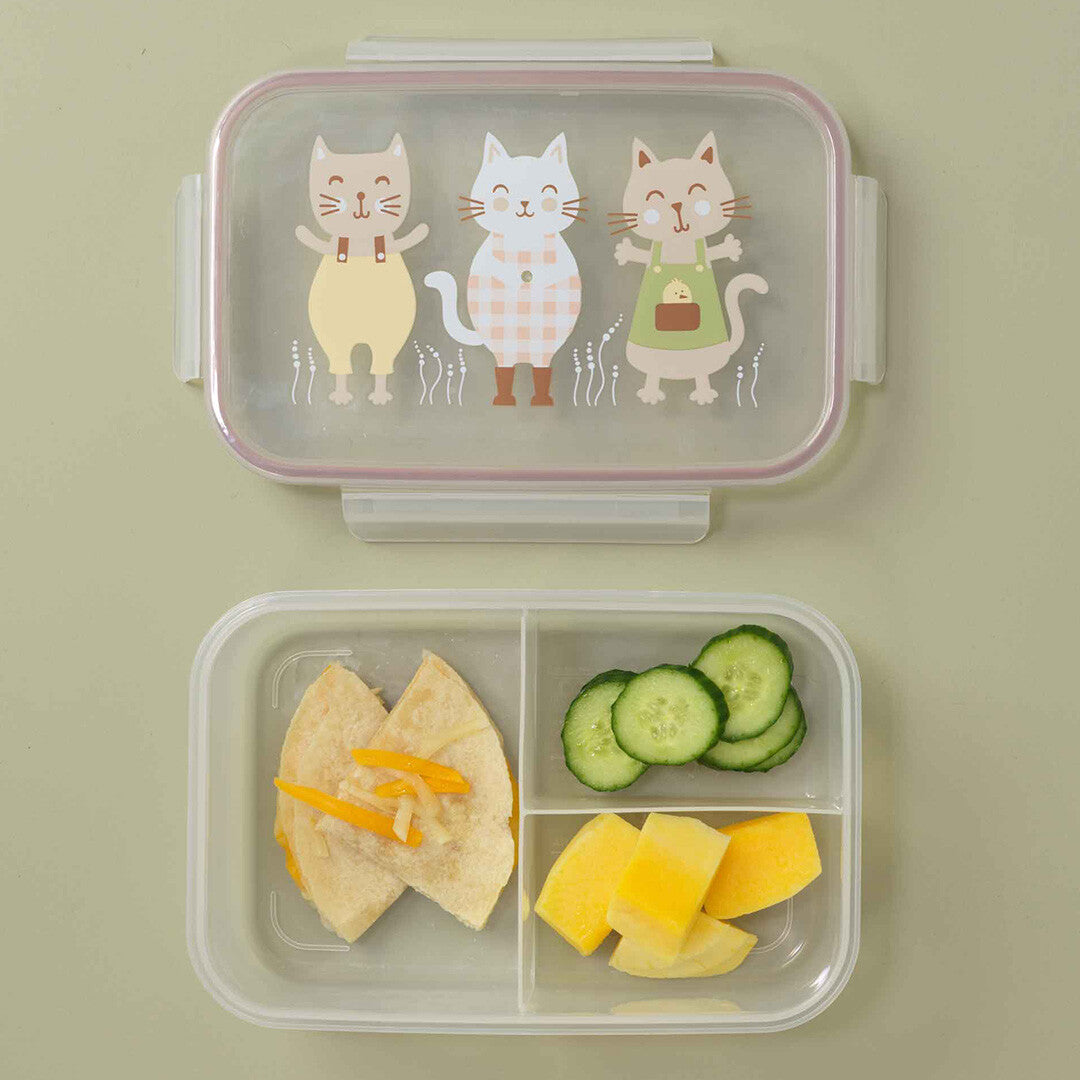 sugarbooger bento lunchbox good lunch - prairie kitty | SBA1495 | 2