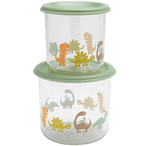 sugarbooger snackdoosjes good lunch - baby dinosaur - large - 2st | SBA1477 | 0