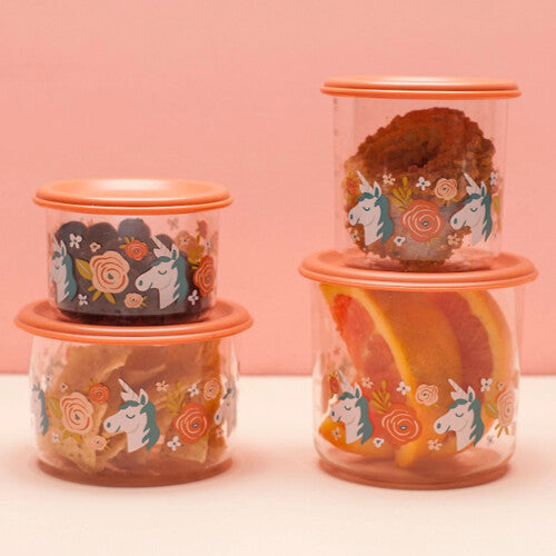sugarbooger snackdoosjes good lunch - unicorn - small - 2st | SBA1436 | 2