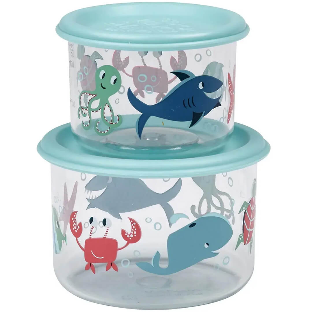 sugarbooger snackdoosjes ocean - small - 2st | SBA1057 | 0
