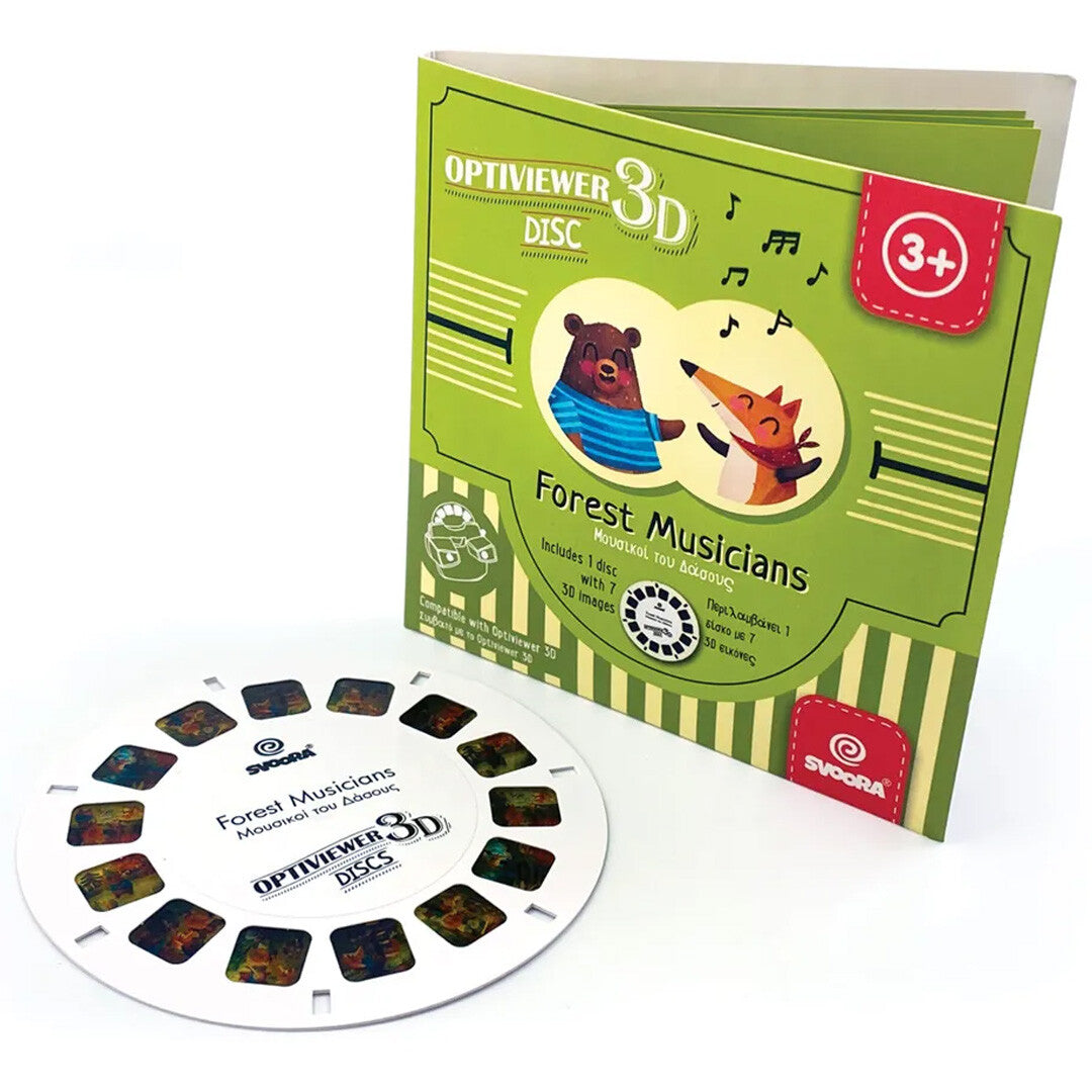 svoora 3D optiviewer schijf - bos muzikanten | SV03008 | 0