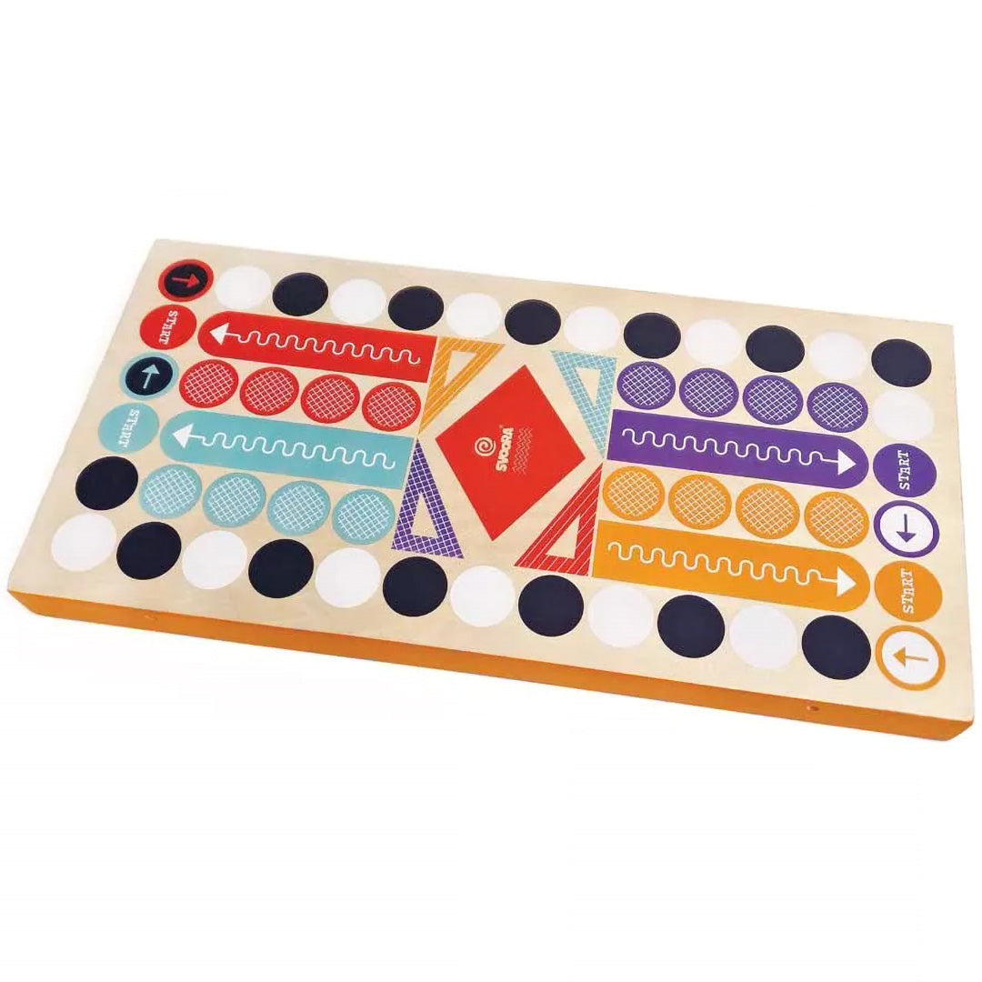 svoora bordspel  2-in-1 katapult en ludo | 3