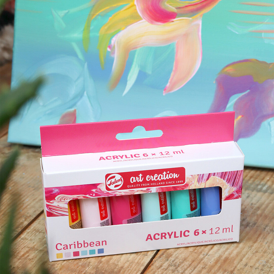 talens art creation acrylverf caribbean - 6x12 ml | 9021863M | 5