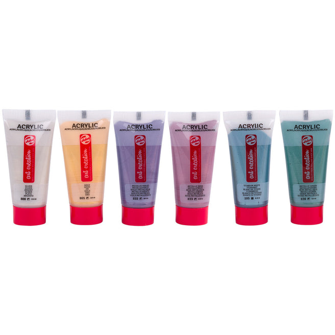 talens art creation acrylverf metallic - 6x12 ml | 9021861M | 0
