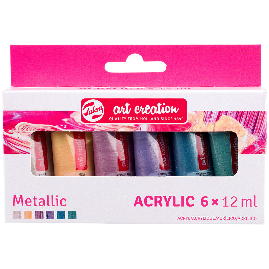 talens art creation acrylverf metallic - 6x12 ml | 9021861M | 1