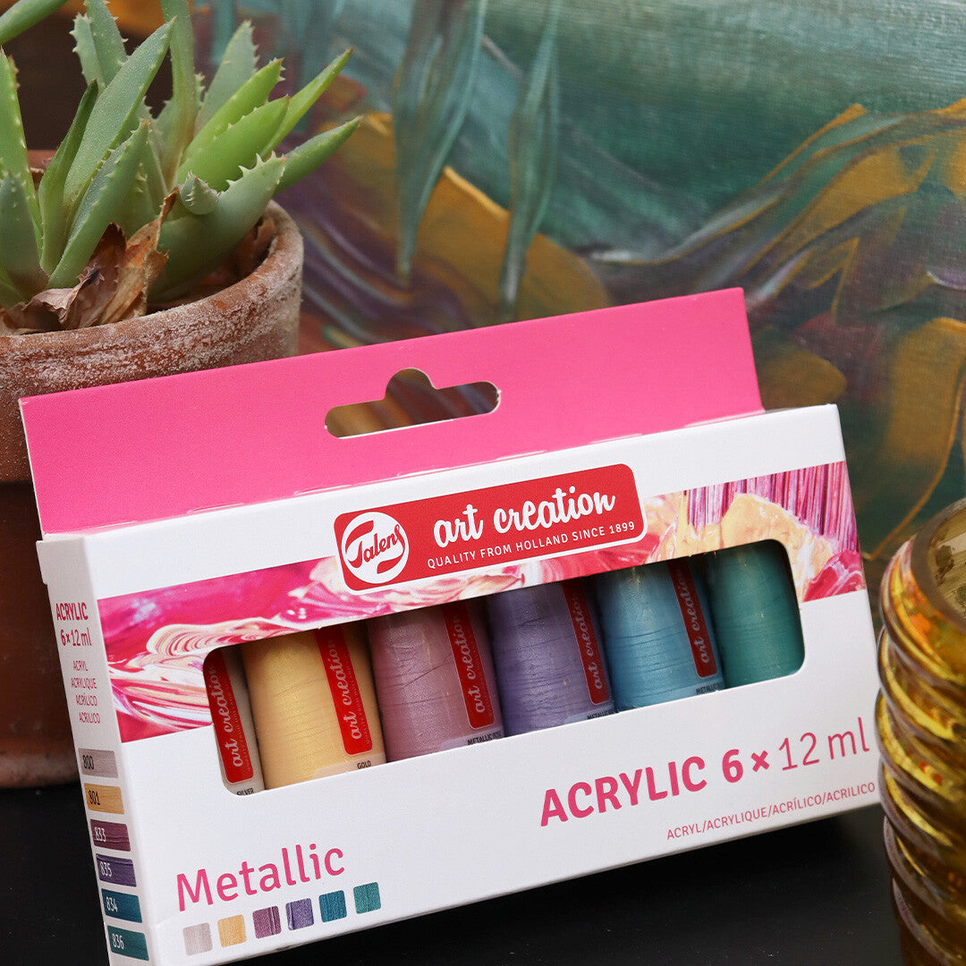 talens art creation acrylverf metallic - 6x12 ml | 9021861M | 5