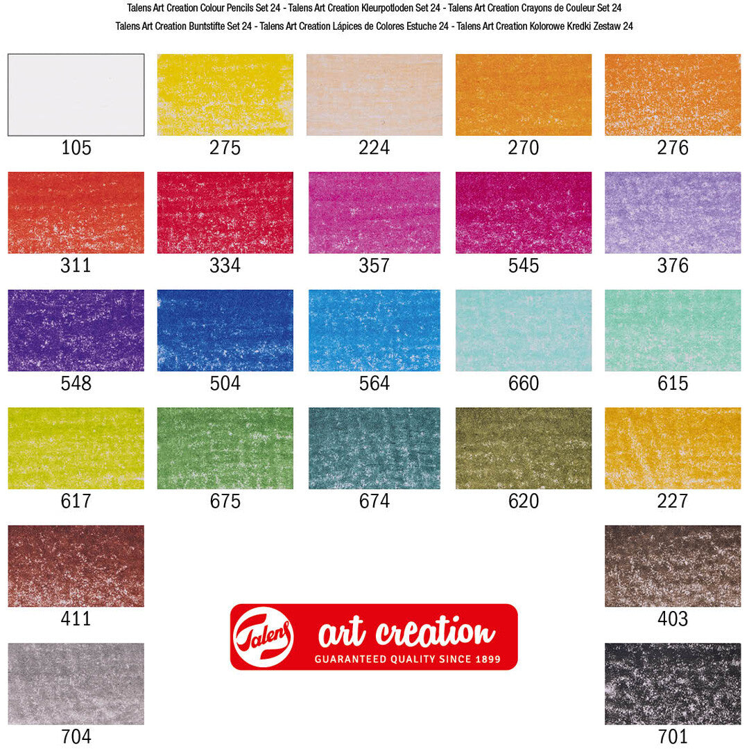 talens art creation kleurpotloden - 24st | 9028024M | 2
